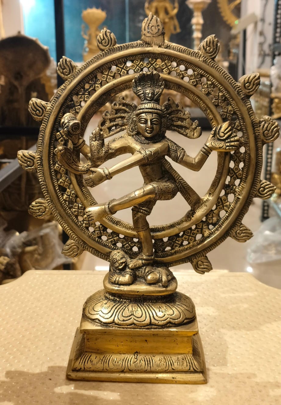 Embrace the allure of self-discovery with the Dancing Shiva Nataraja Brass Statue. This exquisite piece captures the divine energy of Lord Shiva, inviting you to explore your own spiritual elegance. With its intricate detailing and graceful form, it serves as a beautiful reminder of the dance of life, encouraging you to celebrate your journey and embrace your true essence. Let this statue inspire a deeper connection to your inner self and the beauty that surrounds you.