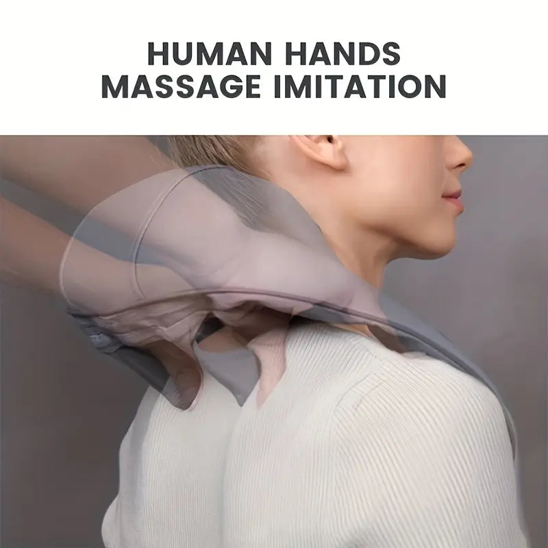 Masseur cervical électrique, Massage cervical intelligent portable - Gris