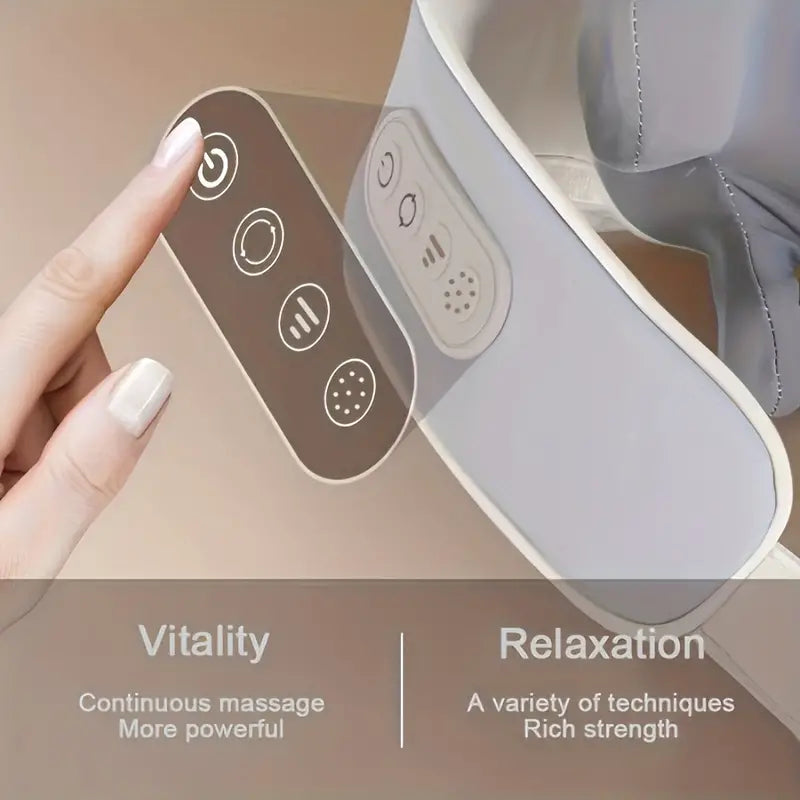 Masseur cervical électrique, Massage cervical intelligent portable - Gris