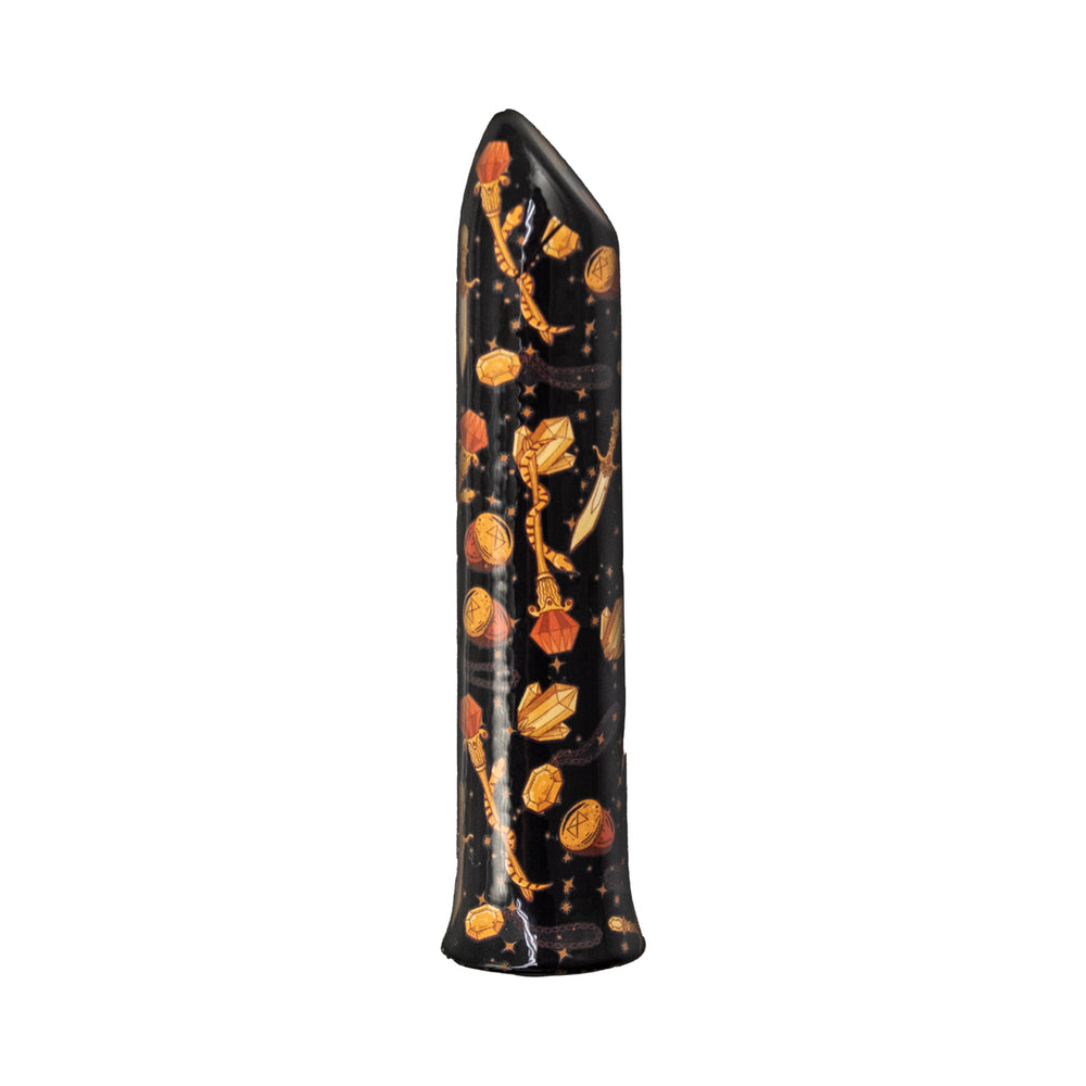 Discover the allure of intimacy with the Nasstoys Mini's Mystic Bullet Black. This exquisite companion invites you to explore your desires with ten powerful vibrations, all wrapped in a striking design that captivates the senses. Embrace your journey of self-discovery and let this elegant piece enhance your moments of pleasure, whether enjoyed solo or alongside your favorite toys. Unleash the magic within you and celebrate your sensuality unapologetically.