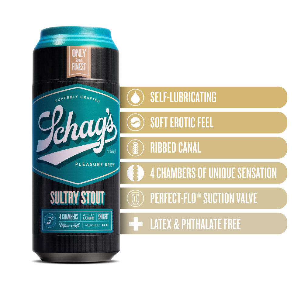 Blush Sultry Stout Frosted Male Masturbator
