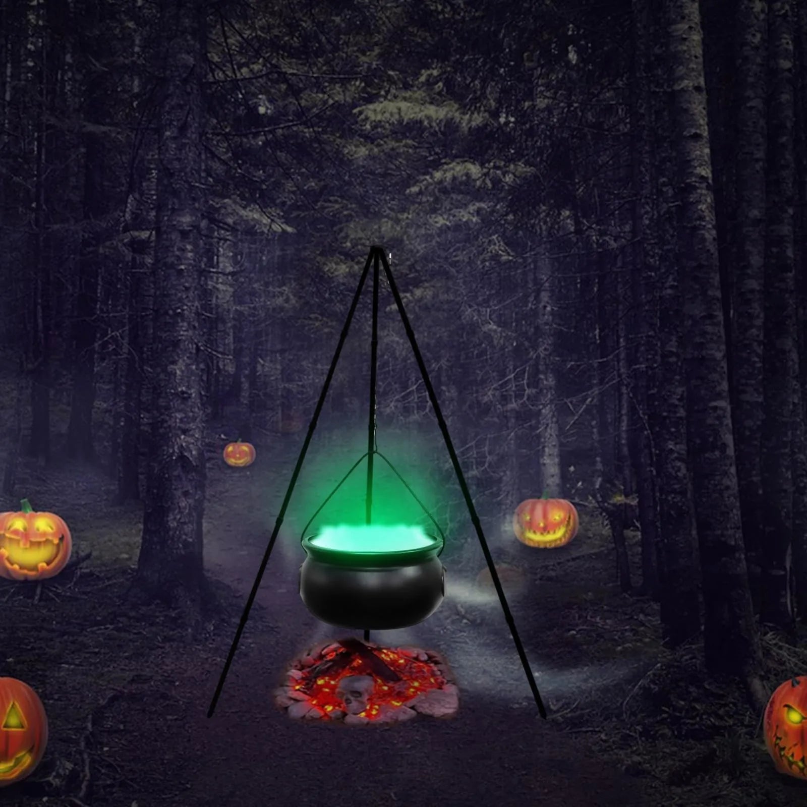 Embrace the enchanting allure of the Large Witch Cauldron, where soft LED lights dance within its depths. This captivating piece invites you to explore your own mystical journey, transforming any space into a sanctuary of self-discovery and elegance. Let it inspire your rituals, adorn your gatherings, or simply glow as a testament to your unique style.