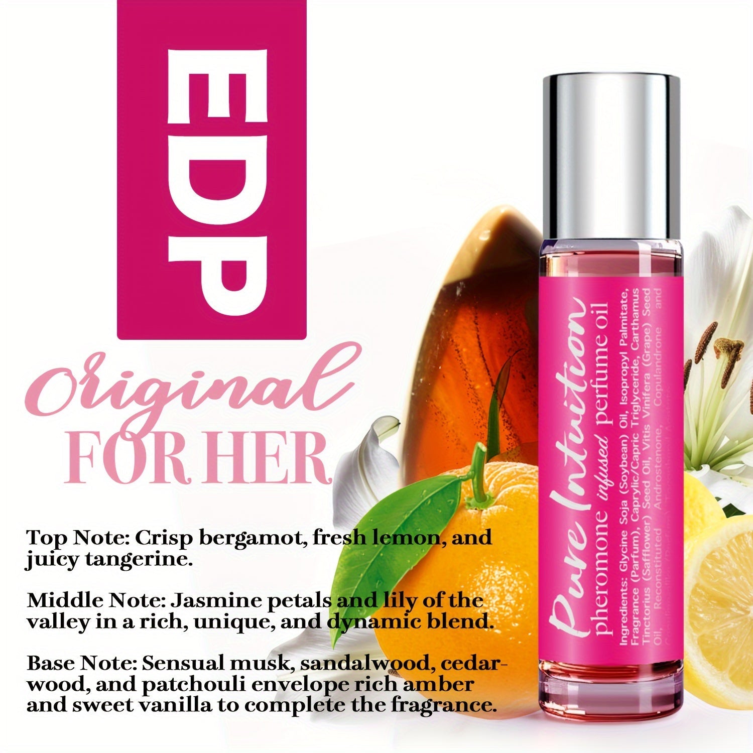 Discover the allure of NNETM Pheromone Perfume Oil, a captivating fragrance that enhances your natural charm. This alcohol-free scent embraces your unique chemistry, creating an enchanting aura that lingers softly on your skin. Compact and travel-friendly, it's your perfect companion for every intimate moment, empowering you to embrace your sensuality with confidence. Let this subtle yet powerful fragrance be your secret weapon in deepening connections and celebrating your authentic self.