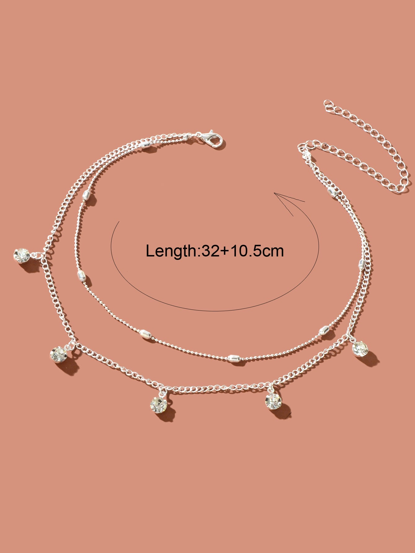 Adorn your neckline with the Dainty Adjustable Layer Gold Silver Chain Rhinestone Charm Clavicle Necklace, a stunning piece that embodies effortless elegance. This layered necklace, featuring delicate chains and shimmering rhinestone charms, invites you to embrace your unique beauty. Adjustable for the perfect fit, it enhances your natural allure while celebrating self-discovery and confidence. Wear it as a reminder of your inner strength and the magic that lies within you.