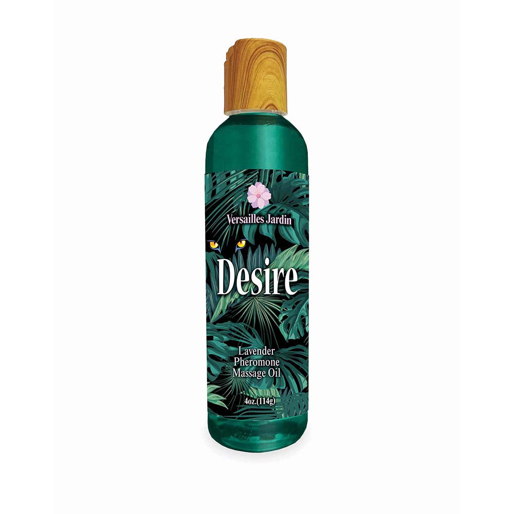 Awaken your senses with the Desire Pheromone Massage Oil in Lavender. This luxurious blend invites relaxation and enhances your natural allure, creating an enchanting atmosphere for intimate moments. Silky and nourishing, it transforms every massage into a sacred ritual of connection and self-discovery. Embrace the elegance of your body and let the soothing scent of lavender guide you to a place of tranquility and sensuality.