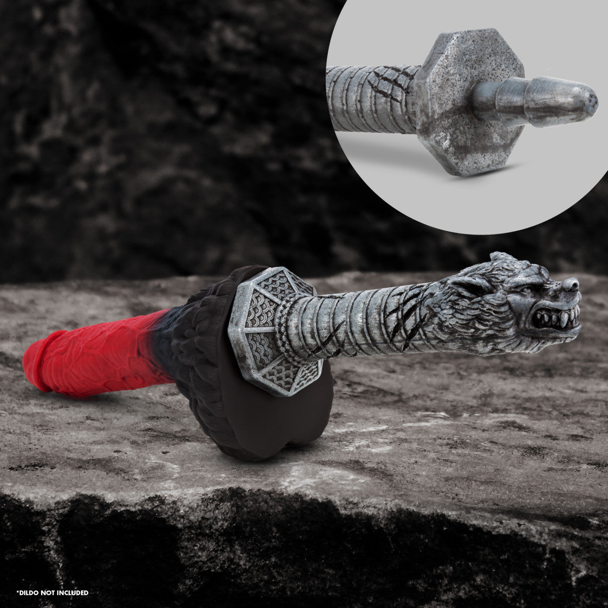 Blush Le Royaume Rougarou Verrouiller Sur Loup-Garou Épée Godemichet Poignée