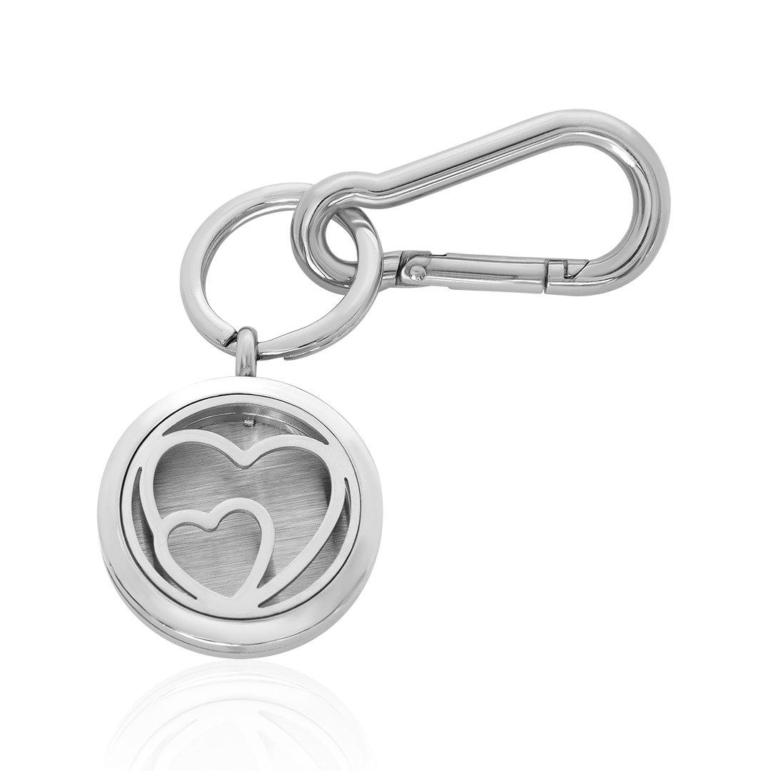 Heart Locket Key Chain