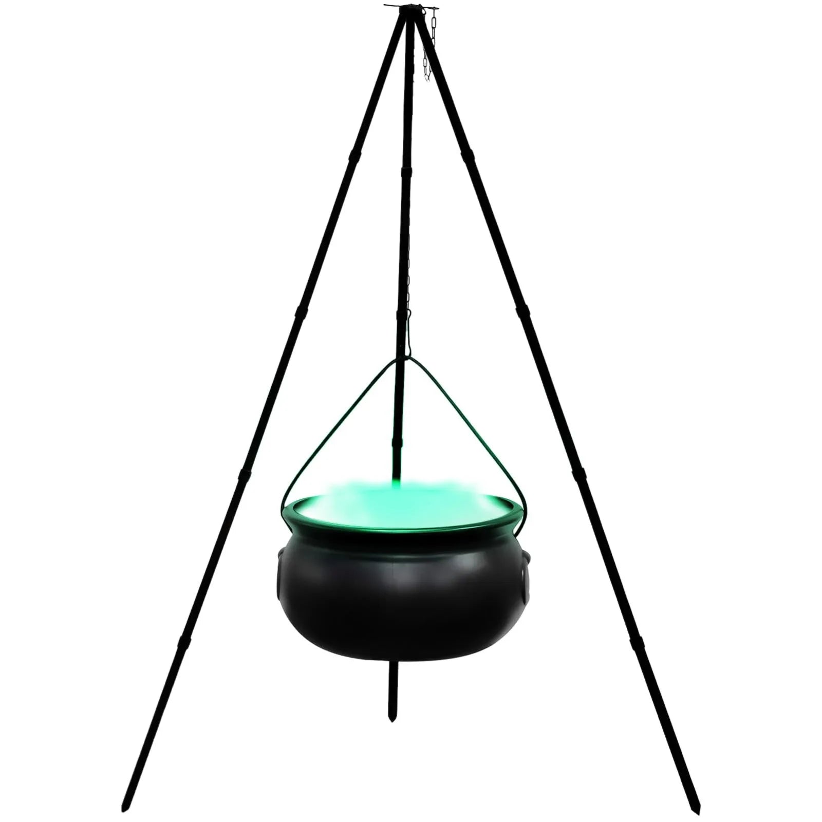 Large Witch Cauldron with LED Lights | Gothic Décor