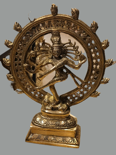 Discover the enchanting allure of the Dancing Shiva Nataraja Brass Statue, a symbol of spiritual elegance and self-discovery. This exquisite piece invites you to embrace your journey, celebrating the beauty of movement and grace. Let its intricate details inspire a deeper connection to your inner self, as you adorn your space with a touch of mystique and luxury. Perfect for those who appreciate art that resonates with the soul.