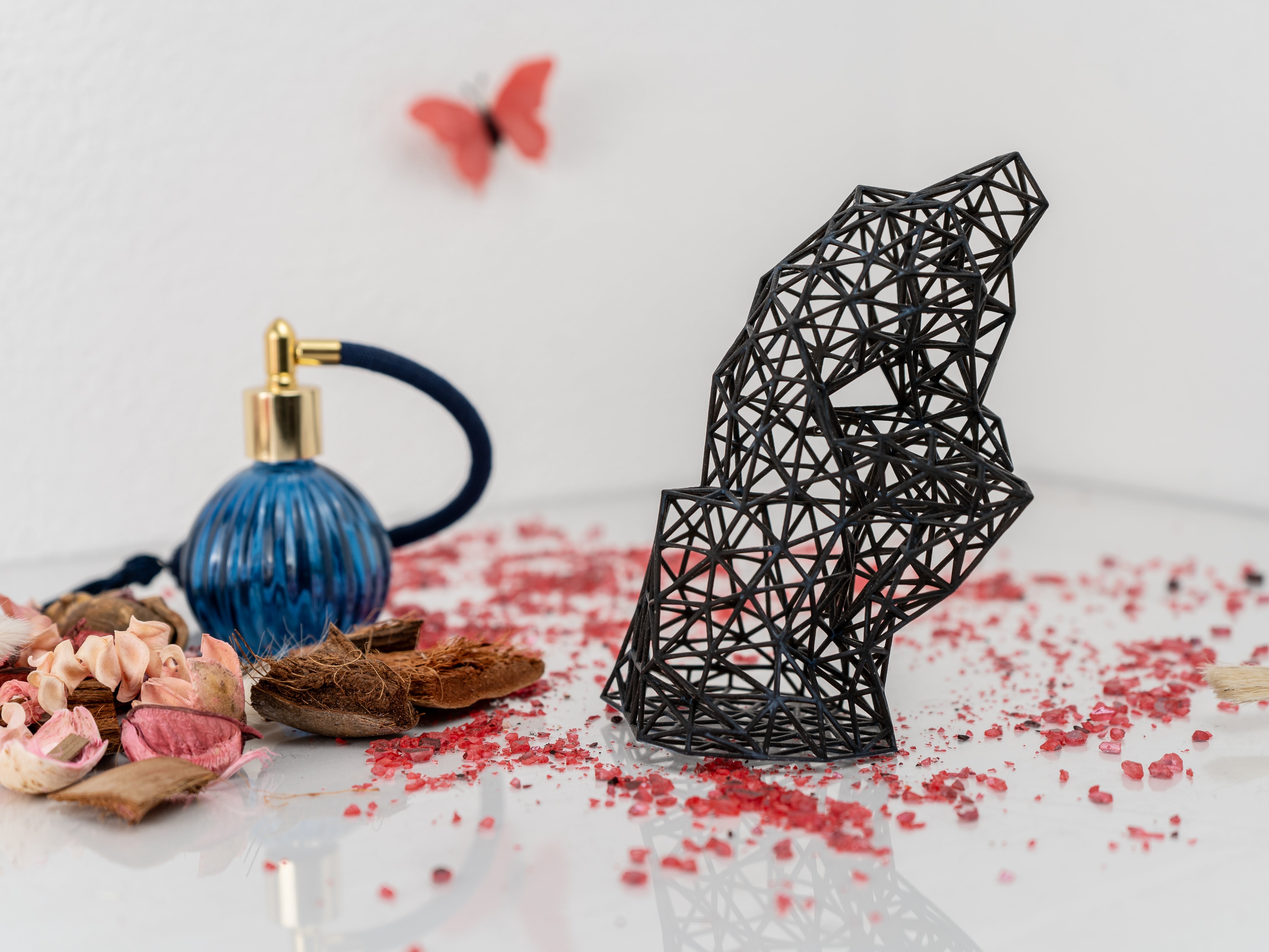 The Thinker Modern Oneline 3D Sculpture