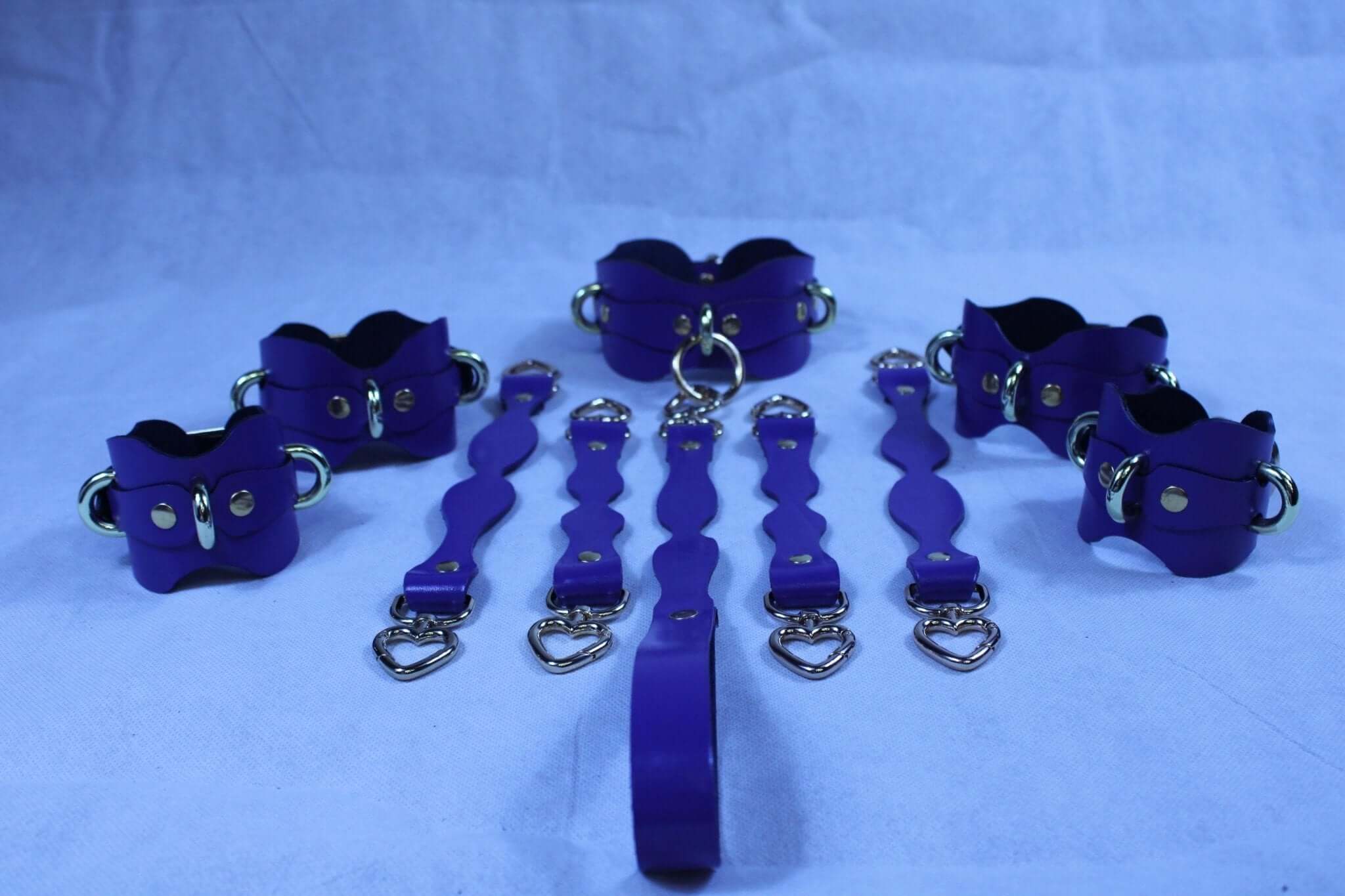 Bondage Gear Handmade Leather Restraint Kit  Full Body Bondage Set