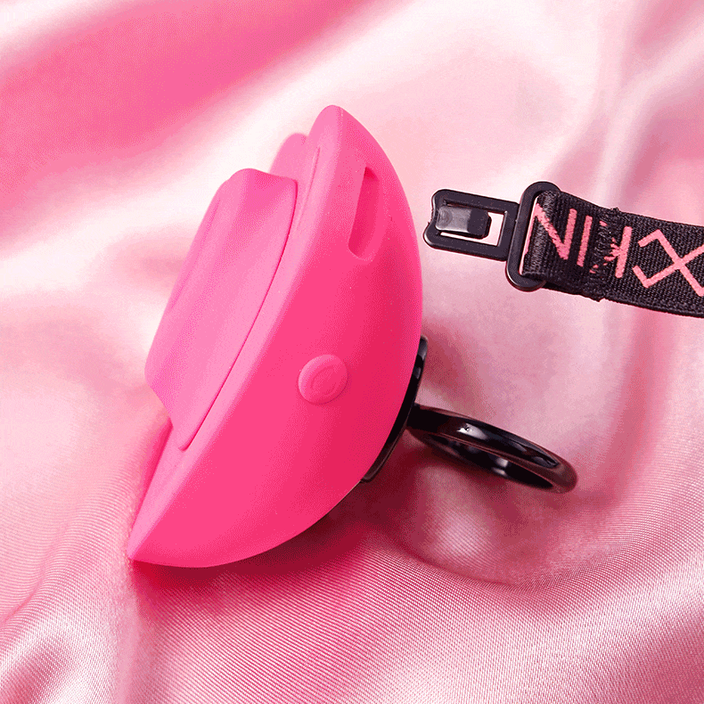 LOCKINK Pink Heart Strap-On Wearble Egg Vibrator Remote Controlled