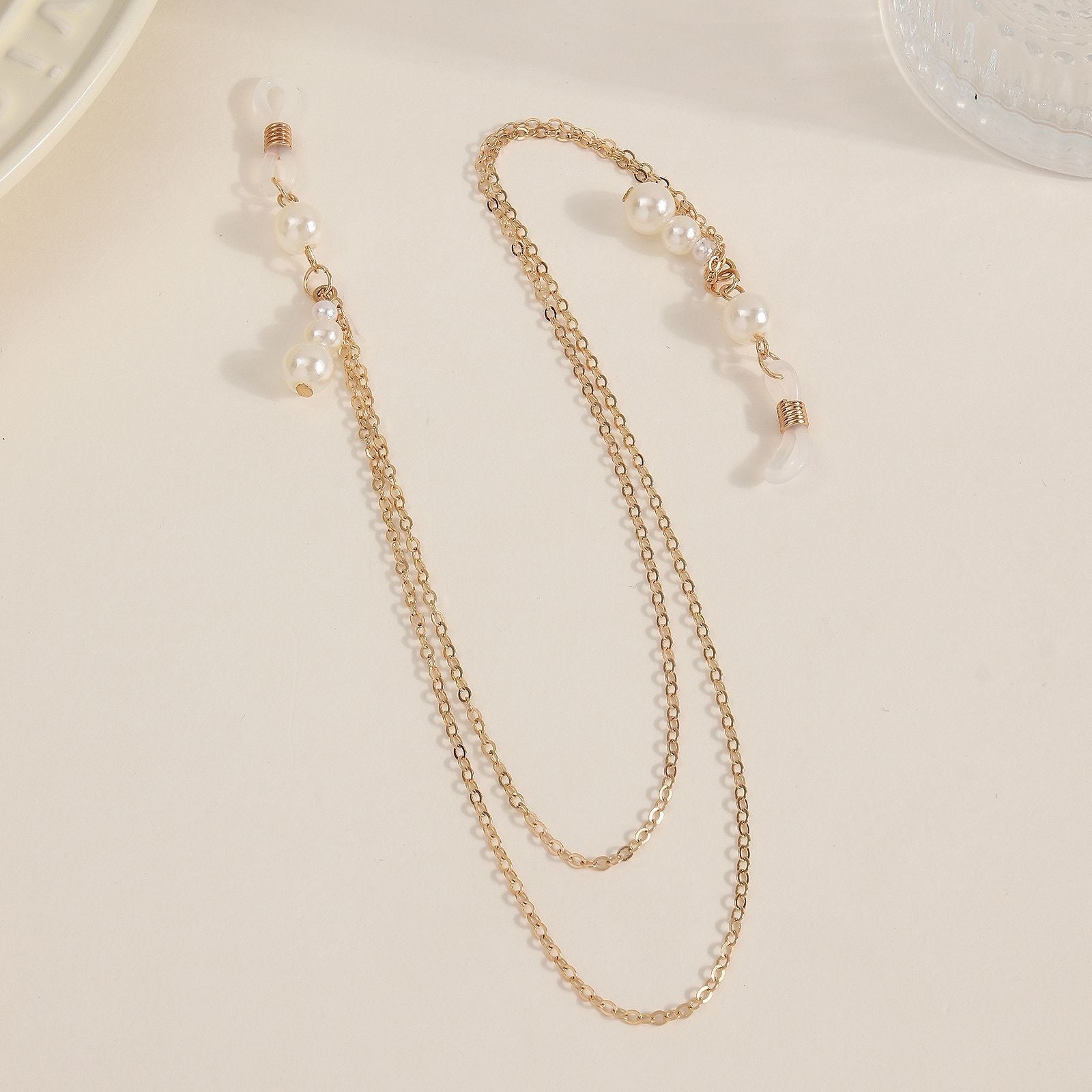 Pearl Pendant Nipple Clamps with Chain